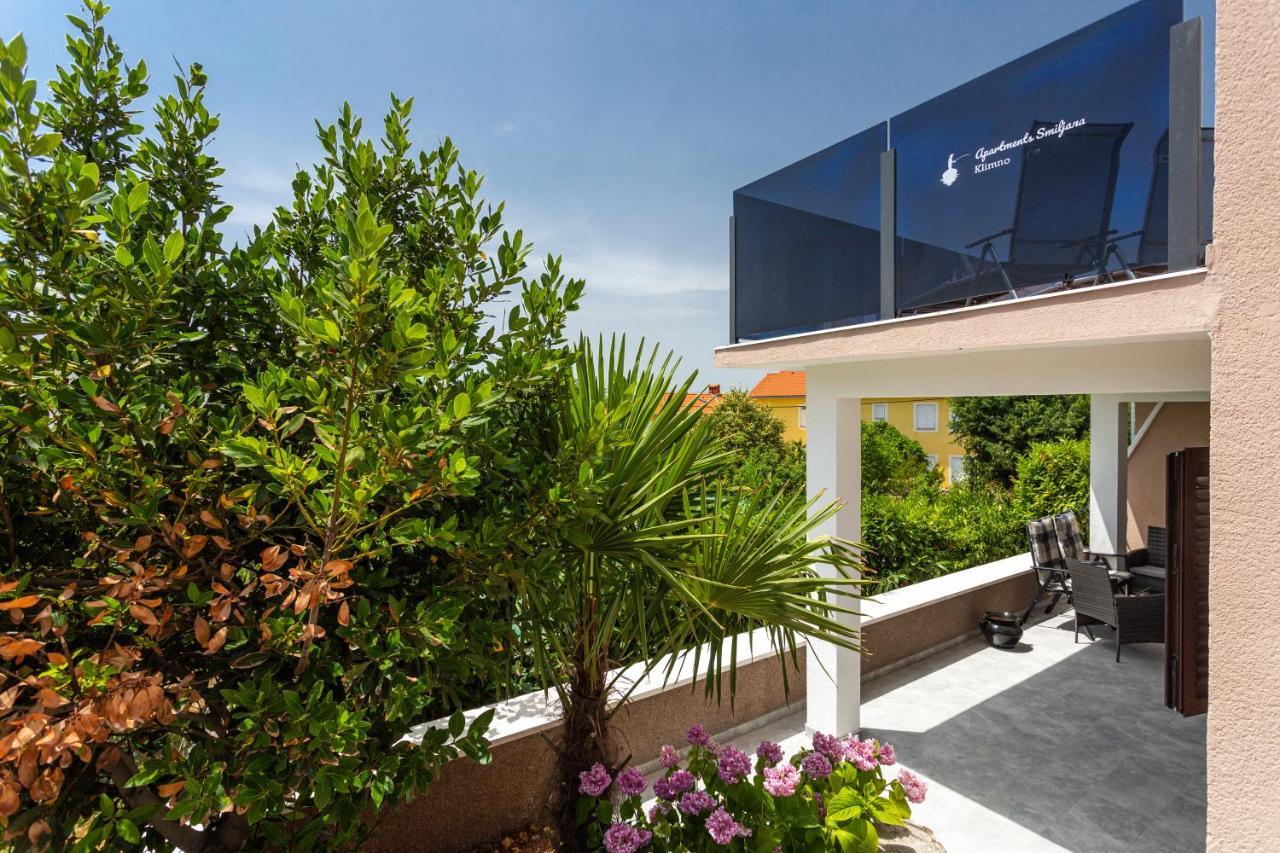 Smiljana Apartments Klimno Bagian luar foto